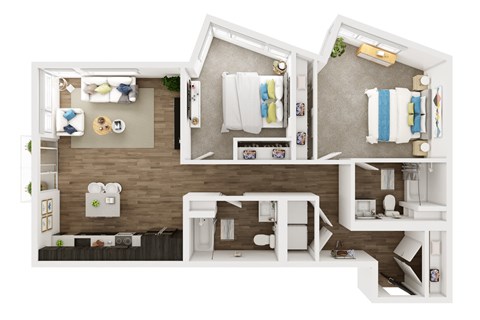 ROWLOCK, 2 Bed, 2 Bath at Marina Square, Washington